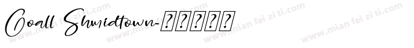 Goall Shmidtown字体转换
